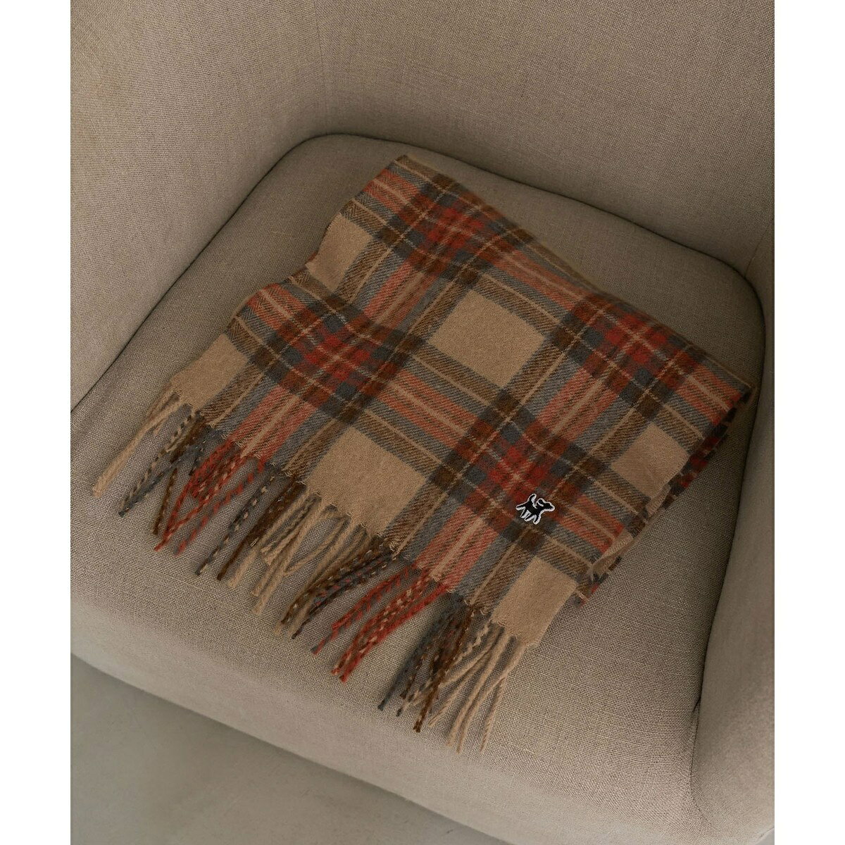 PICNIC DOGシリーズ 刺繍ワッペン チェック柄ストール・マフラー／ロペピクニックパサージュ（ROPE' PICNIC PASSAGE） 0101marui-13268777 丸井(マルイ)楽天市場店 パッケージ画像