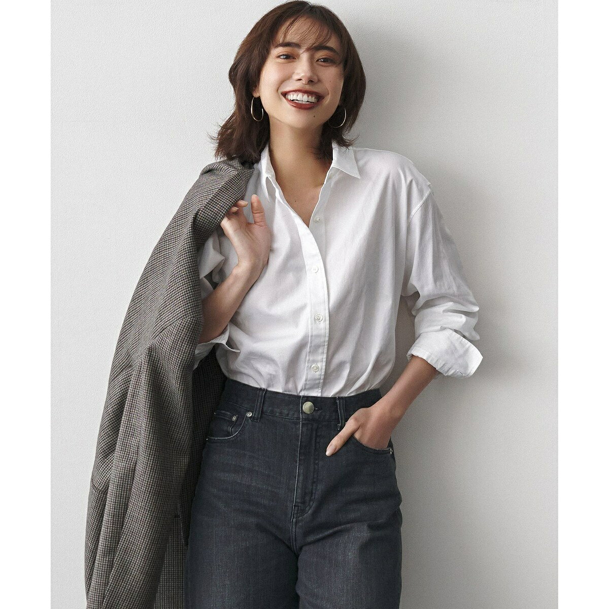 【見上愛さん着用】CANCLINI ベーシック シャツ／23区（23KU） 0101marui-13268958 丸井(マルイ)楽天市場店 サンプル画像3