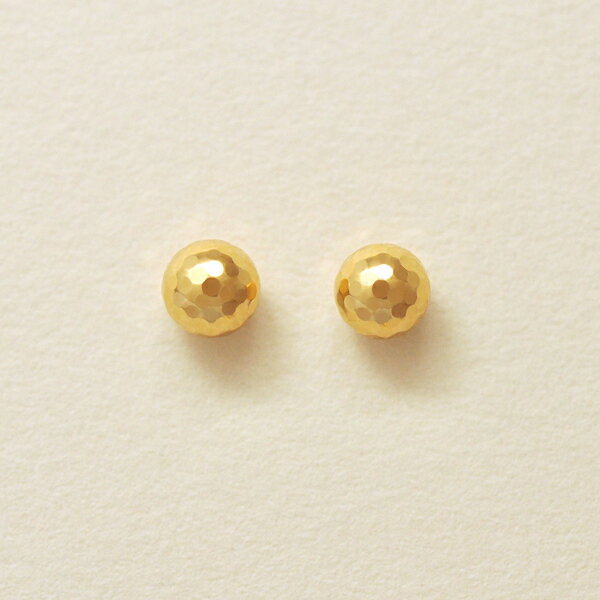 [ セカンドピアス] K18ミラーボールピアス( Φ4mm)／テイクアップ ピュア（TAKE-UP pure）