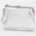 【本革 レザー】 perche ペルケ / エアリーゴート外がま口2つ折り財布/ペルケ(perche')