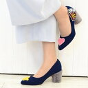カスタマイズできるヒール巻きファーパンプス754/ノイエマル...