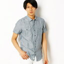 半袖 ミル リバー コットン リネン シャンブレー カーゴ ソリッド スリム/ティンバーランド(メンズ)(Timberland)