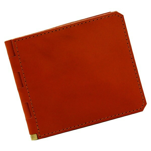 アジェンダ/栃木ヌメ(レンガ)【マネークリップ カードケース】／アジリティー アッファ（AGILITY Affa）