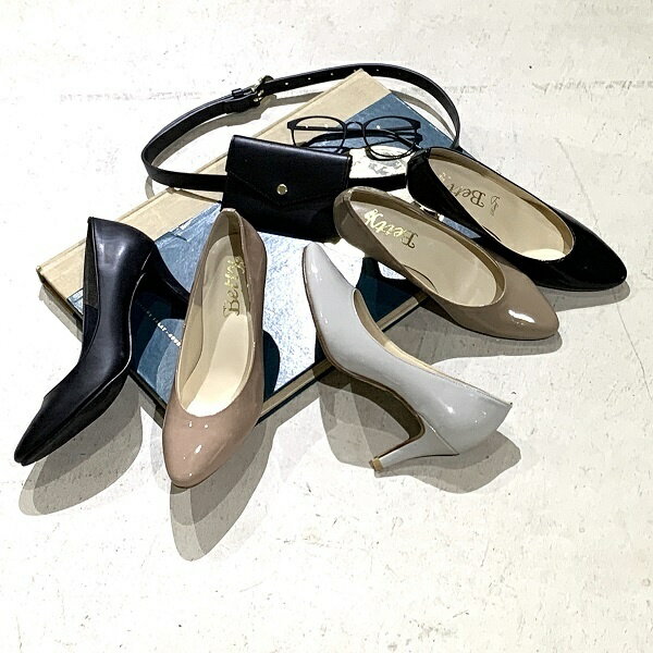 【定番商品】〔防水仕様〕〔22〜25cm〕オールウェザー対応パンプス／ベティクラブ（BETTYCLUB）