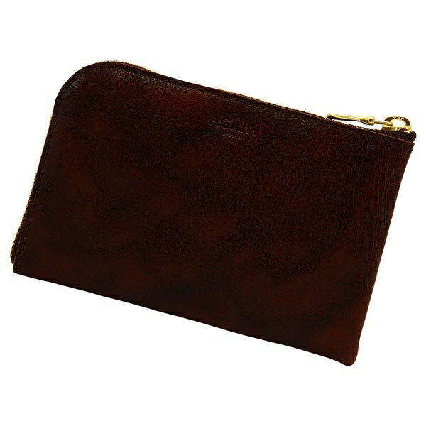 スマートウォレット/バッファローレザー(チョコ)【長財布 L字ファスナー】／アジリティー アッファ（AGILITY Affa）