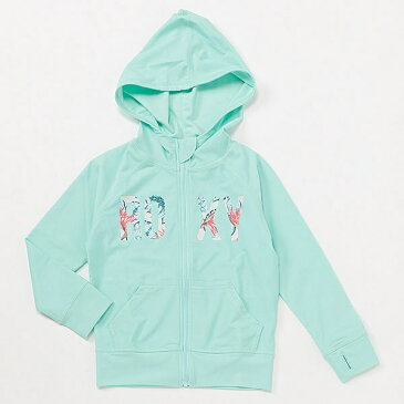 ロキシーキッズラッシュガードMINI　HOLIDAY　LOGO　PARKA／ロキシー（キッズ水着）（ROXY）