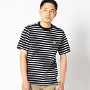 LACOSTE:【TH218E】ピケ ボーダー Tシャツ/シップス(メンズ)(SHIPS)