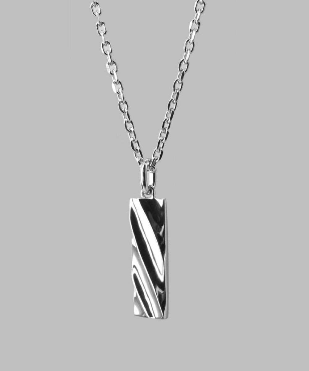 LH for Gift ツイストテックプレートネックレス/シルバー925/ライオンハート(LION HEART)