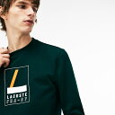 ラコステ プリントクルーネックスウェット/ラコステ(LACOSTE)