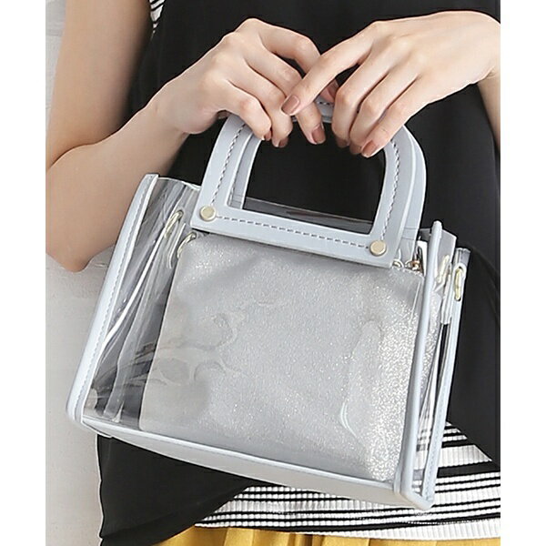 2WAY ポーチ付きクリアバッグ／BASE（BASE）のサムネイル