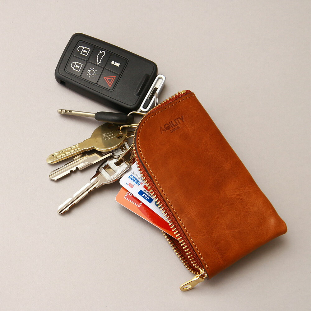 フィナンシェ/キップワックス(ヌメ)【キーケース キーホルダー】AGILITY／アジリティー アッファ（AGIL..