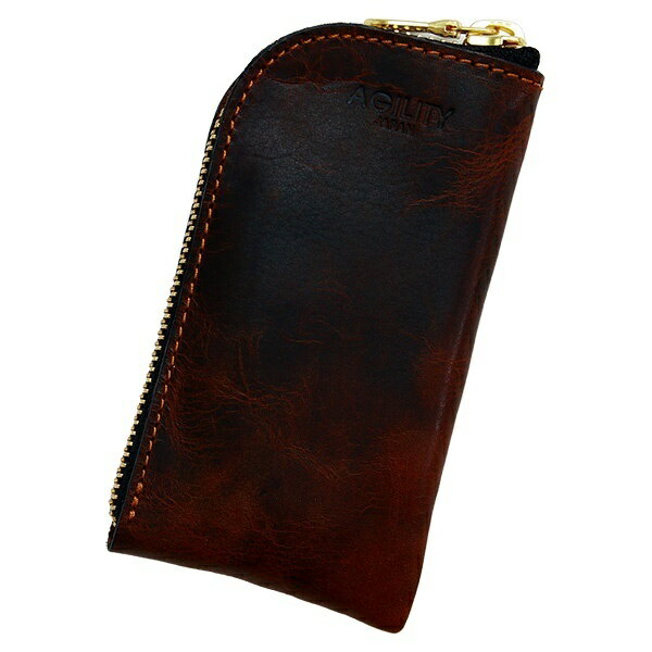 フィナンシェ/キップワックス(ダークブラウン)【キーケース キーホルダー】AGILITY／アジリティー アッ..