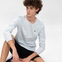 コットンピケ ボーダーバスクシャツ (長袖)/ラコステ(LACOSTE)