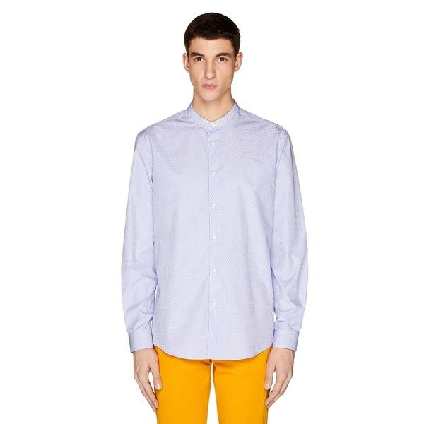 ストライプバンドカラーシャツ／ベネトン メンズ（UNITED COLORS OF BENETTON）