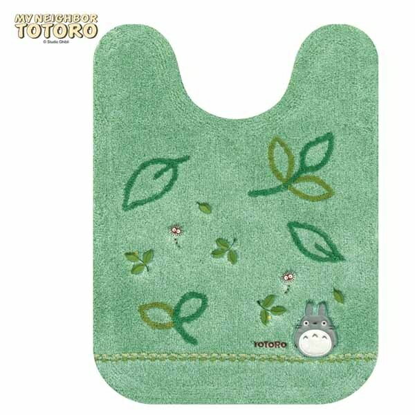 かわいいトトロのアップリケがついた大判トイレマット（約80×60cm）トトロ・もりのかぜ／S.D.S （Senko..