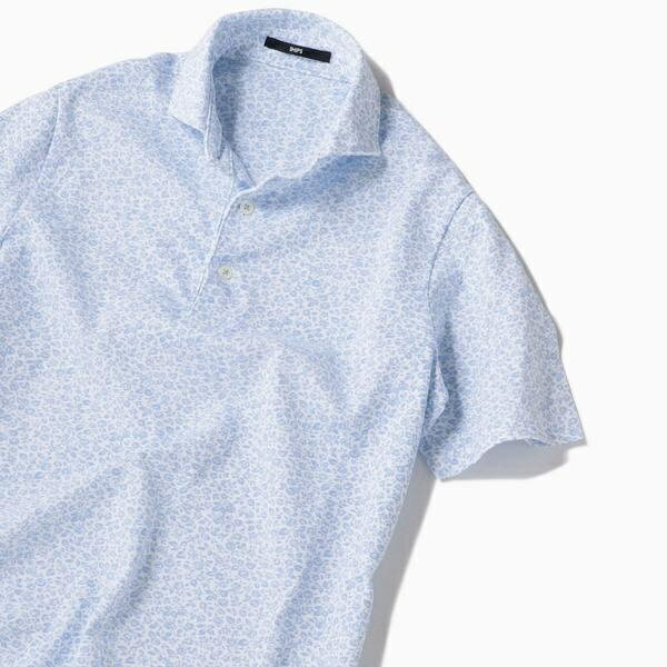 SC：　ドライマスター（R）　コットン　フラワープリント　ワイドカラー　ポロシャツ／シップス（メンズ）（SHIPS）のサムネイル