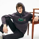 ワニロゴステッチダブルフェイススウェットパーカ/ラコステ(LACOSTE)
