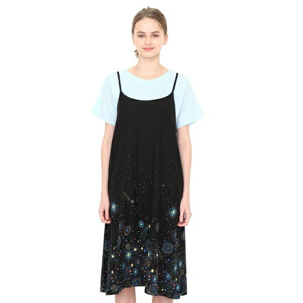 【レディース】Aラインキャミソールワンピース/スターダストスカイ／グラニフ（graniph）のサムネイル