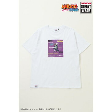 VISION×NARUTO カカシ柄Tシャツ／ヴァンスエクスチェンジ メンズ（VENCE EXCHANGE）