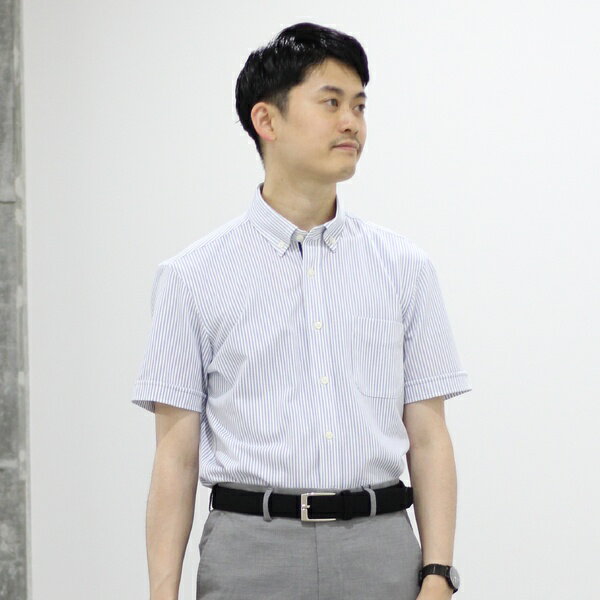 DRY　MASTER　カノコ半袖ボタンダウンシャツ　19SS／ノーリーズ メンズ（NOLLEY'S）のサムネイル