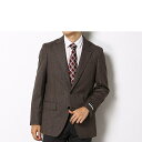 【CLASSICO TAPERED】ウールリネンブレンド2釦ジャケット/ブラウン/ネイビー／スーツセレクト（SUIT SELECT）