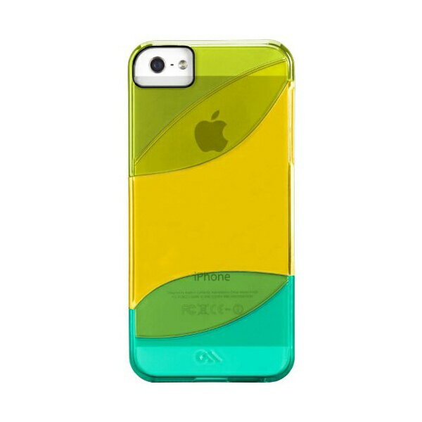 iPhone SE対応ケース Colorways Green/Yellow/Turquoise／ケースメイト（Case-Mate）