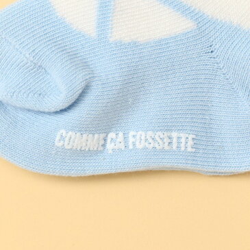 【新色入荷】 バレエシューズ柄 クルーソックス／コムサフォセット（COMME CA FOSSETTE）