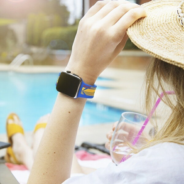 【Kodak コラボ】 42-44mm Band for Apple Watch Blue／ケースメイト（Case-Mate）