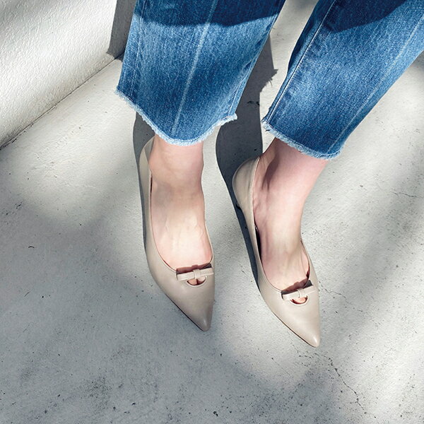 23春夏◆ 美人百花掲載： フロントリボン パンプス / 5726／マミアン（MAMIAN）のサムネイル