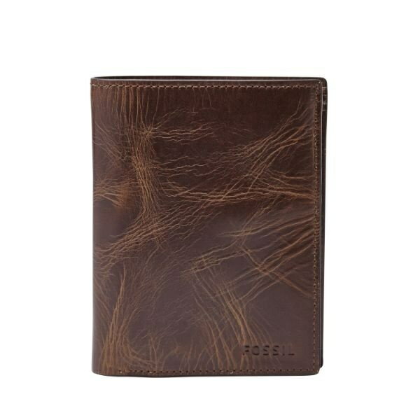 フォッシル 二つ折り財布 メンズ レザー ブラウン ML3686201/フォッシル(FOSSIL)