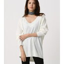 NUDIE V/N LOOSE KNIT TOPS/アズールバイマウジー(レディス)(AZUL BY MOUSSY)