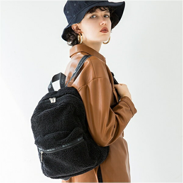 FUR BACKPACK/ブラックシェルパ