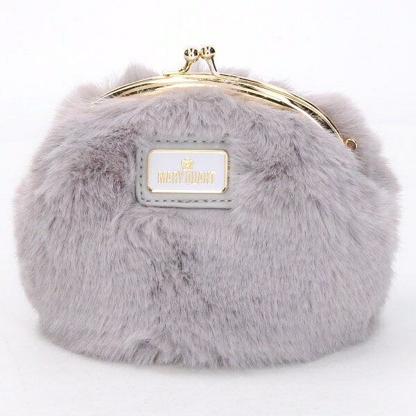 ラウンドファー ガマ口ポーチ／マリークヮント（MARY QUANT）のサムネイル