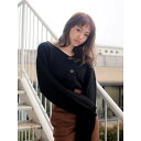 ポイントボタン2WAYラクーンニット/リップサービス(LIPSERVICE)