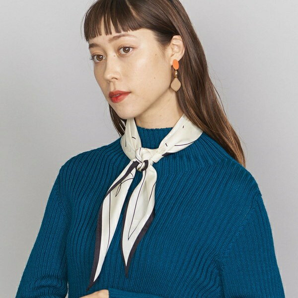 ＜Le　Vernis＞ペイントシルクスカーフ　ο／ビューティ＆ユース ユナイテッドアローズ レディス（BEAUTY＆YOUTH）のサムネイル