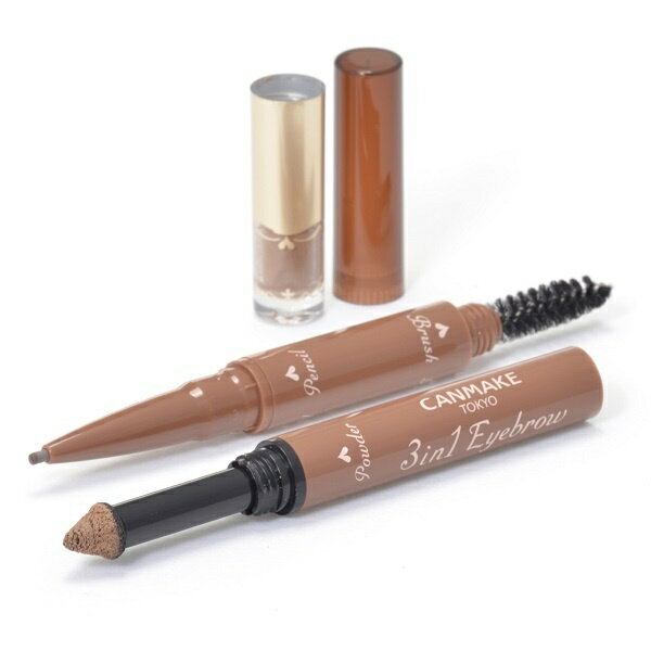 【在庫限り】キャンメイク　3in1アイブロウ01／キャンメイク（CANMAKE）のサムネイル