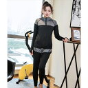 フィットネス 水着 レディース 長袖ラッシュガード5点セット/テディショップ(TeddyShop)