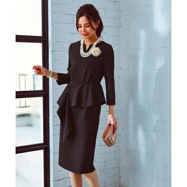 ペプラムフリルワンピース／ルイルエブティック（RUIRUE BOUTIQUE）のサムネイル