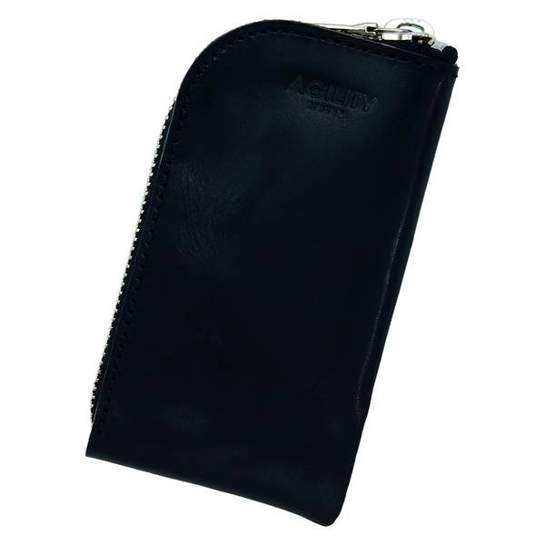 フィナンシェ/キップワックス(ブラック)【キーケース 4連 L字ファスナー】AGILITY／アジリティー アッ..