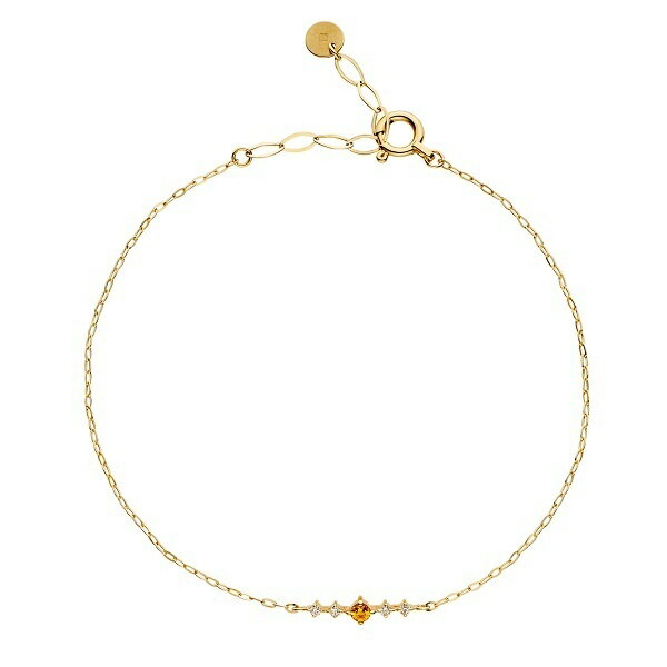 【アウトレット移行】K10YG シトリンブレスレット【11月誕生石】／ ヴイエー ヴァンドーム青山（va vendome aoyama）のサムネイル