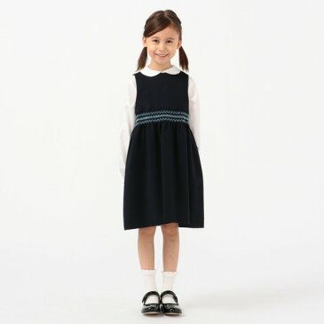 SHIPS　KIDS：ポンチ　ノースリーブ　ワンピース（100〜130cm）／シップス キッズ（SHIPS KIDS）