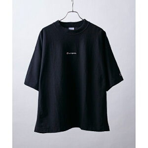 Champion for tk.TAKEO KIKUCHI リバースウィーブ モックネックロゴTシャツ／ティーケー タケオキクチ（tk.TAKEO KIKUCHI）