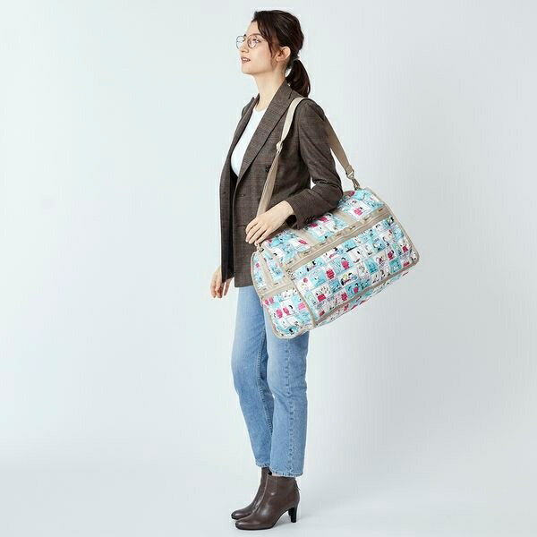 【日本限定】LARGE WEEKENDER/ピーナッツ　コミック　ストリップ／レスポートサック（LeSportsac）