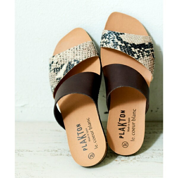 PLAKTONダブルベルトサンダル／ルクールブラン（le.coeur blanc）のサムネイル