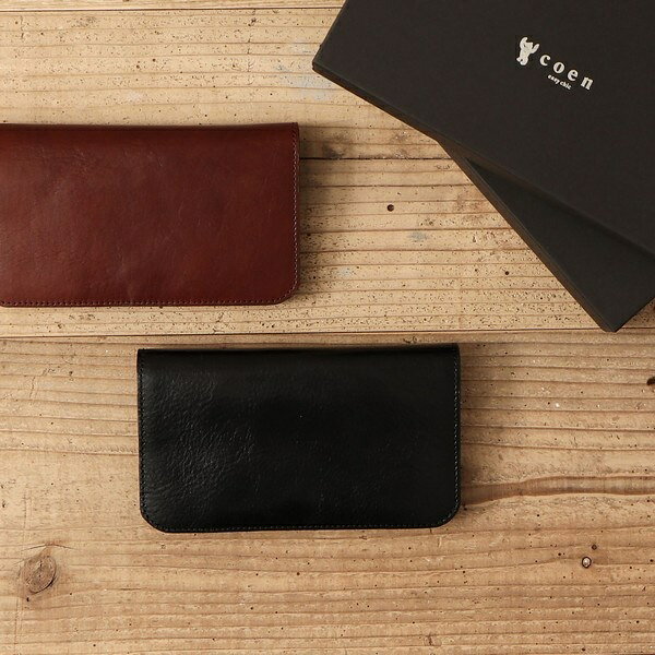 イタリアンレザーロングウォレット2／コーエン（メンズ）（coen）のサムネイル