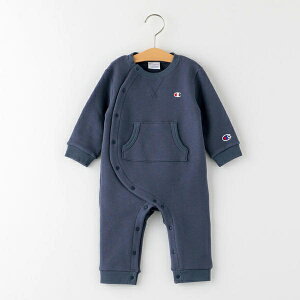 【SHIPS　KIDS別注】Champion：裏毛　ポケット　ロンパース／シップス　キッズ（SHIPS KIDS）