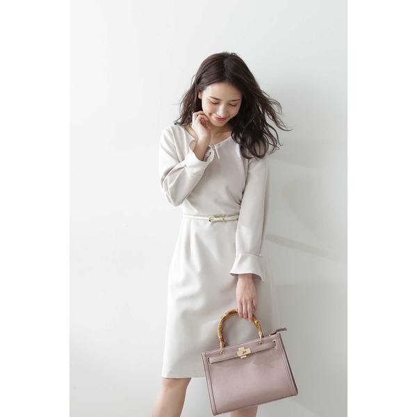 ベルト付タイトワンピース／プロポーションボディドレッシング（PROPORTION BODY DRESSING）のサムネイル