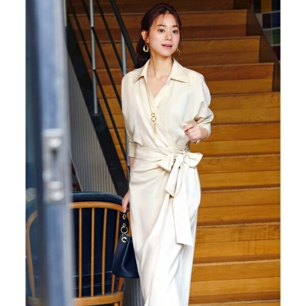 カシュクールハンサムワンピース／ルイルエブティック（RUIRUE BOUTIQUE）のサムネイル