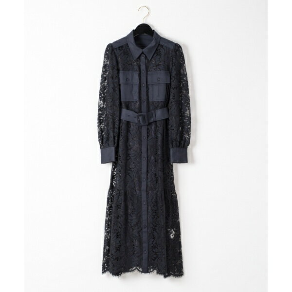 レースアーミーシャツワンピース／グレースコンチネンタル（GRACE CONTINENTAL）のサムネイル