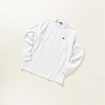 LACOSTE：カノコ　袖リブ　ロングスリーブ　Tシャツ　ロンT／シップス　エニィ（メンズ）（SHIPS any）